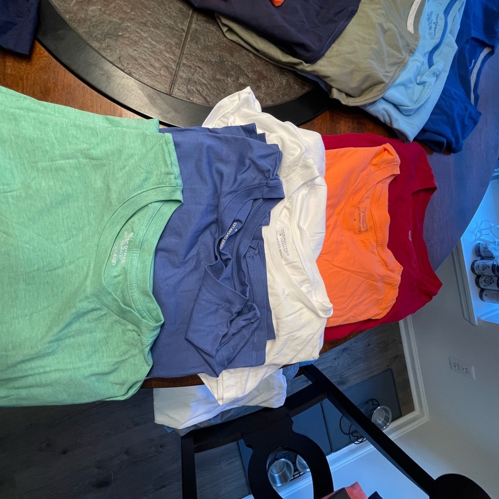 Roundtree & Yorke Short Sleeve Tees - Green, Blue, White, Orange, Red